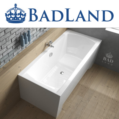 Rechteck badewanne 170x75 180x80 190x90 Wanne Acryl Füße Ablauf Schürze !GRATIS