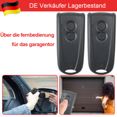 2X Garagenöffner Handsender für Hormann EcoStar RSC2/RSE2-433 Liftronic 433MHz