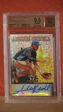 2012 Leaf Valliant Draft Black Addison Russell Autograph Card BGS 9.5 Auto 10.