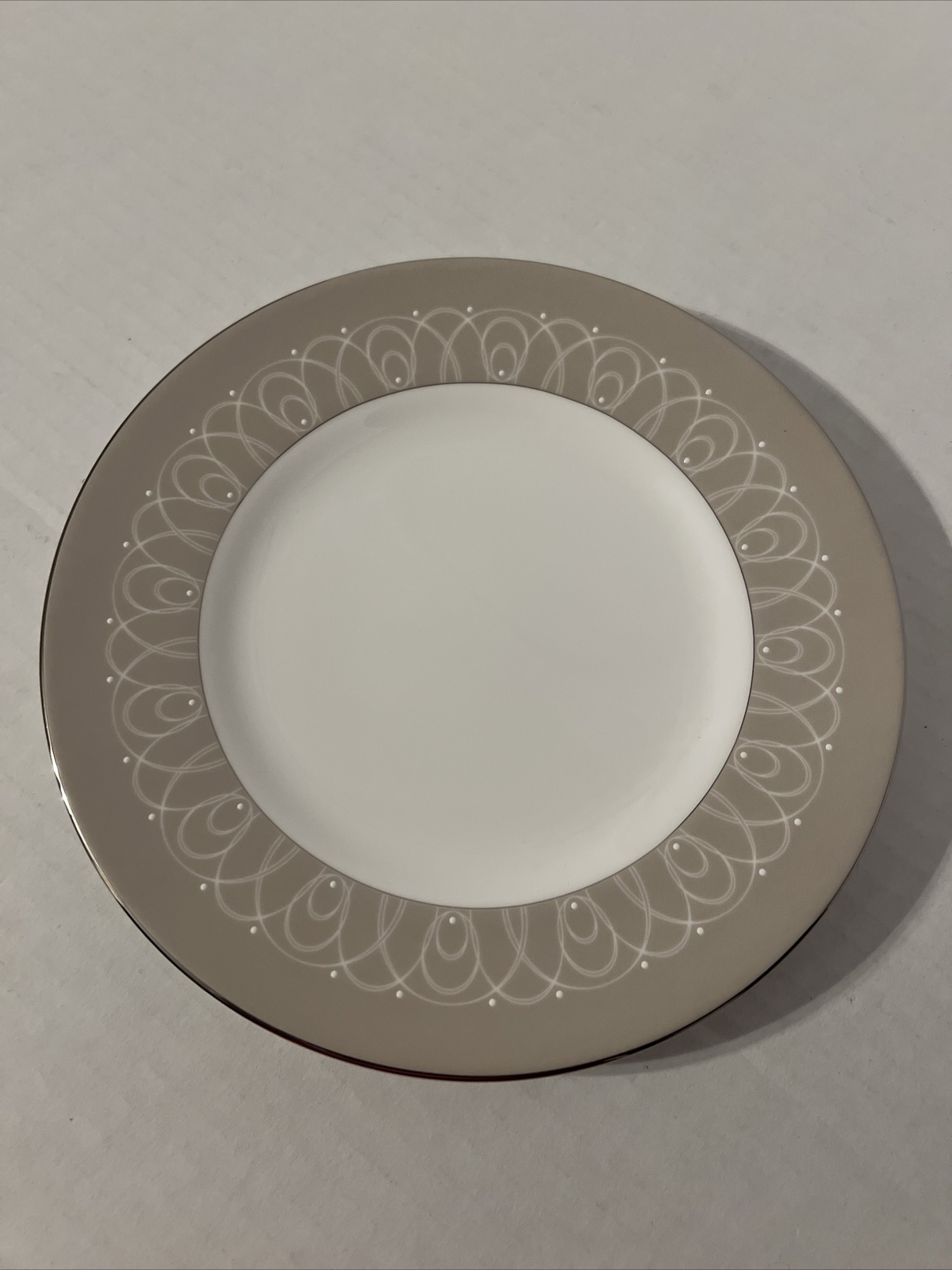 Waterford Ballet Icing Mocha 8-Inch Salad Plate  