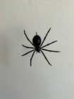 Handmade Hand-painted 3" Black Widow Spider Christmas Ornament Replica Figurine — photo 7