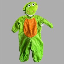 Baby T-Rex Green Dinosaur Halloween Costume Baby Size 6-12 Months Dress Up NEW
