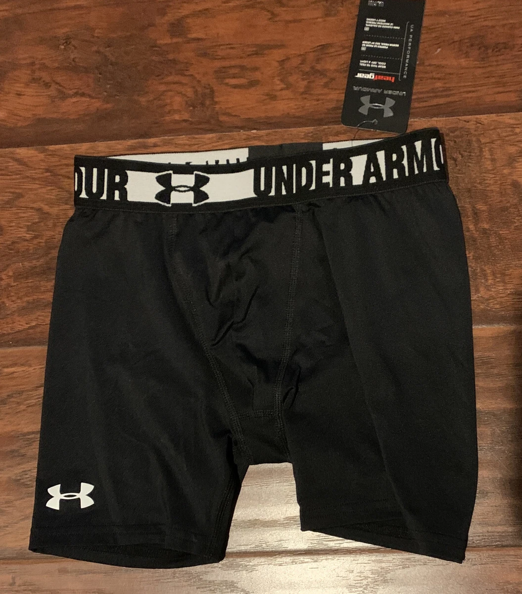 Under Armour Boys Boxer Briefs Compression Shorts Underwear Size Medium YMD  NWT