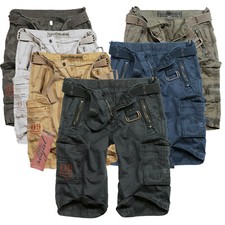 SURPLUS Raw Vintage ROYAL SHORTS Premium Cargo Bermuda Kurze Hose US ARMY SHORT