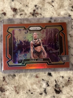 2024 Panini WWE Prizm Cora Jade Red Parallel 66/299 SP
