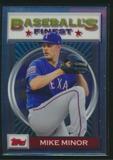 2020 Topps Baseball's Finest Flashbacks #143 Mike Minor Rangers