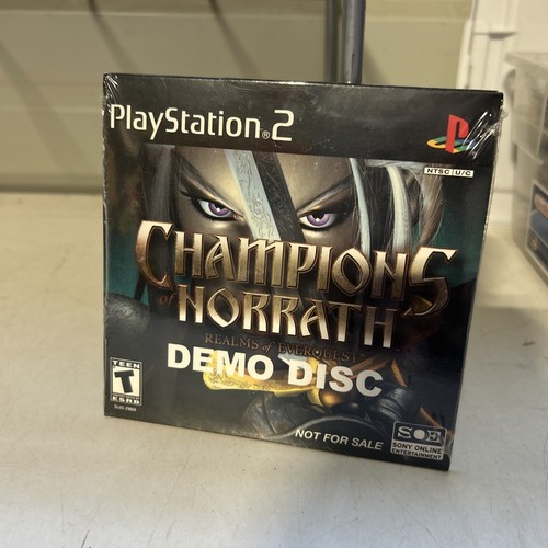 Champions of Norrath Realms of Everquest DEMO DISC Sony Playstation 2 PS2 NFR