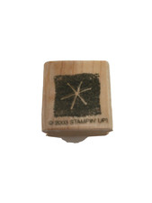 Stampin Up Rubber Stamp Asterisk Star on Smudge Background Card Making Craft