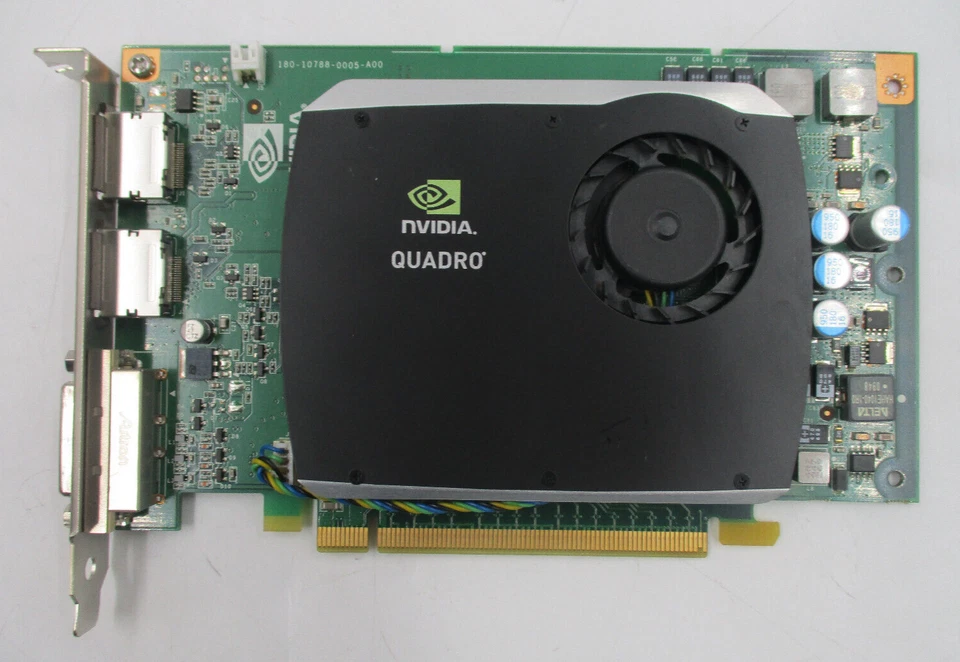 Dell NVIDIA Quadro FX580 512MB GDDR3 Video Card Dell P/N: 0R784K Tested Working - Image 2 of 4