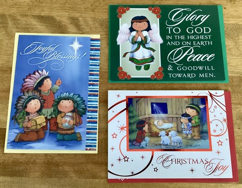 Lot of 8 VTG St. Labre Indian School Greeting Cards, Holiday Themed, NEW - Picture 5 of 7