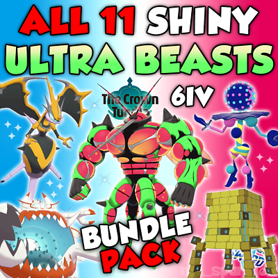 Pokemon Sword And Shield Shiny All Ultra Beast Bundle 6IV Battle