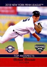 2018 New York-Penn League Top Prospects #12 Michael Mercado San Diego California