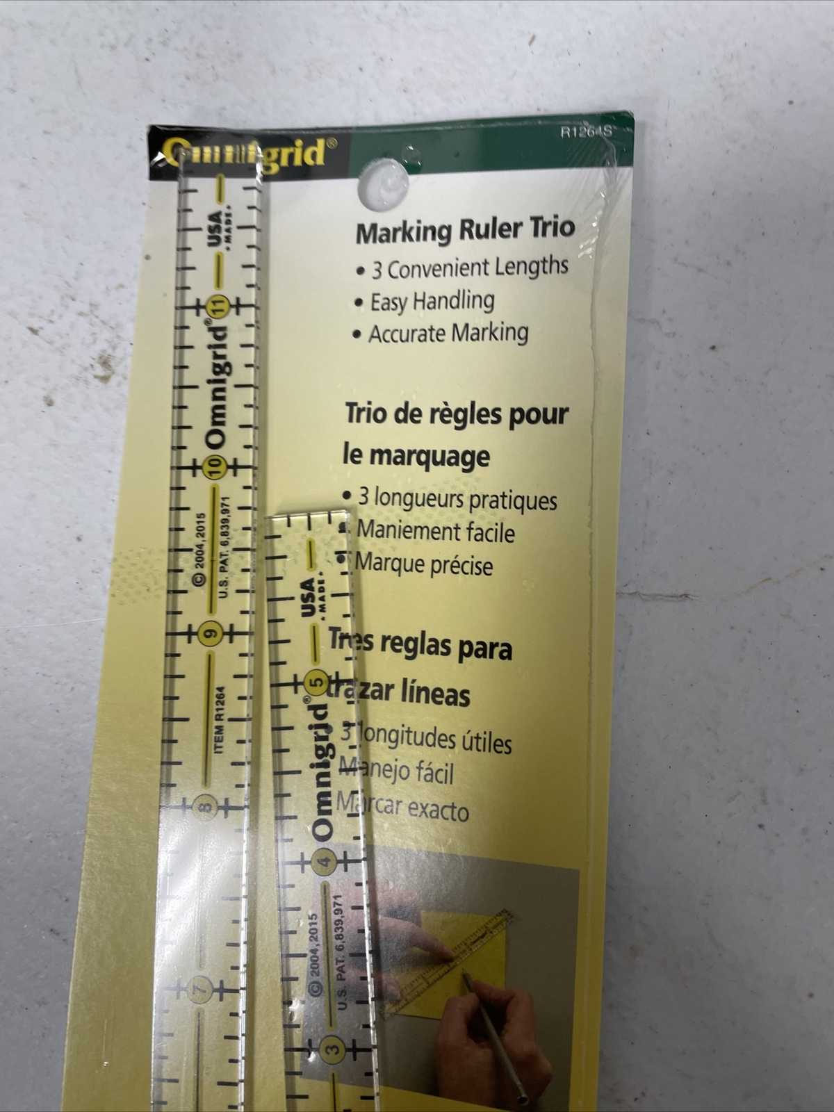 Omnigrid Clear Marking Ruler Trio 4 6 12 Rulers For Quilting omnigrid-clear-marking-ruler-trio-4-6-12-rulers-for-quilting