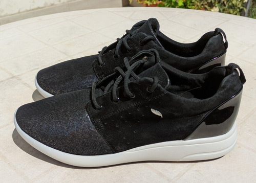 GEOX Respira Y4112 Sneakers Donna , Nero , Taglia EUR 38 , UK 5 , US 8 - Imagen 3 de 16