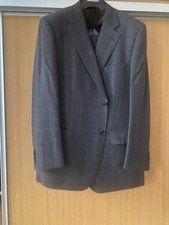 Gieves & Hawkes mens used suit in Charcoal Grey in  size 44 regular