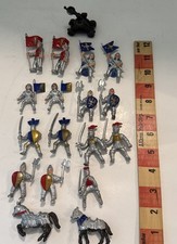 18 Safari Ltd. Medieval Figures Knights Catapult Armored Horses