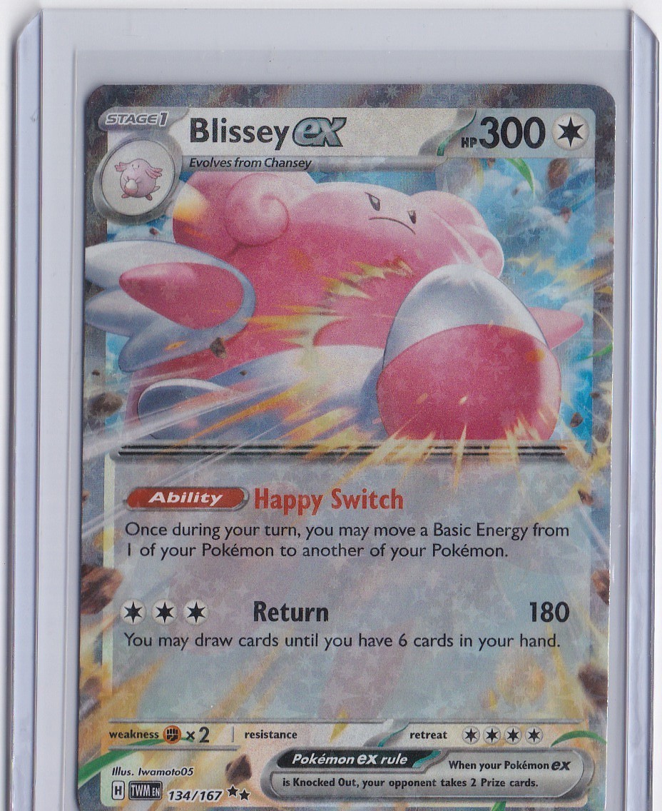 Blissey ex 134/167 - Twilight Masquerade - Pokemon TCG - Double Rare NM