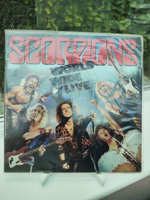 SCORPIONS-WORLD WIDE LIVE 1985 VINYL-EMI HARVEST E 2403441 Near Mint