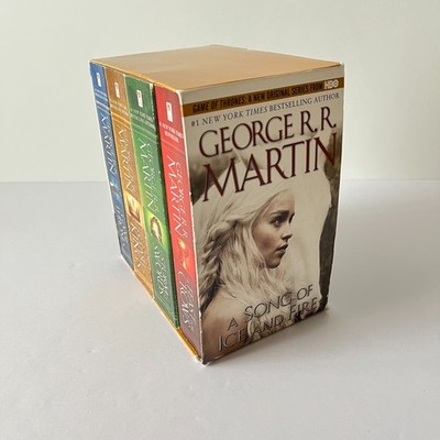 Game of Thrones 4-Book Boxed Set Clash of Kings/Storm of Swords/Feast for Crows