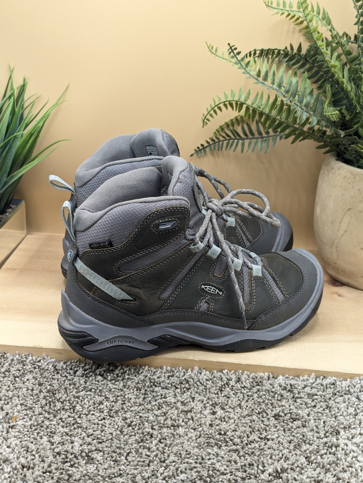 Keen Stivali da Escursionismo Donna Taglia 7 Circadia Mid Impermeabili Grigio Acciaio