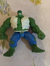 ToyBiz 1996 Hulk Marvel Figure with Sound Working Condition Vintage Toy Figure