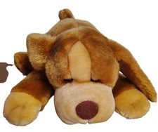 Vtg. Animal Alley Darby Floppy Brown Dog Plush Stuffed Animal 14" Toys R Us READ