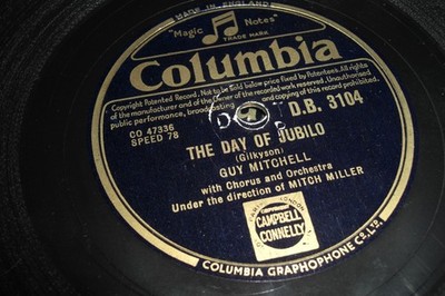 (S9269) Guy Mitchell - You'll Never be Mine - The Day of Jubilo