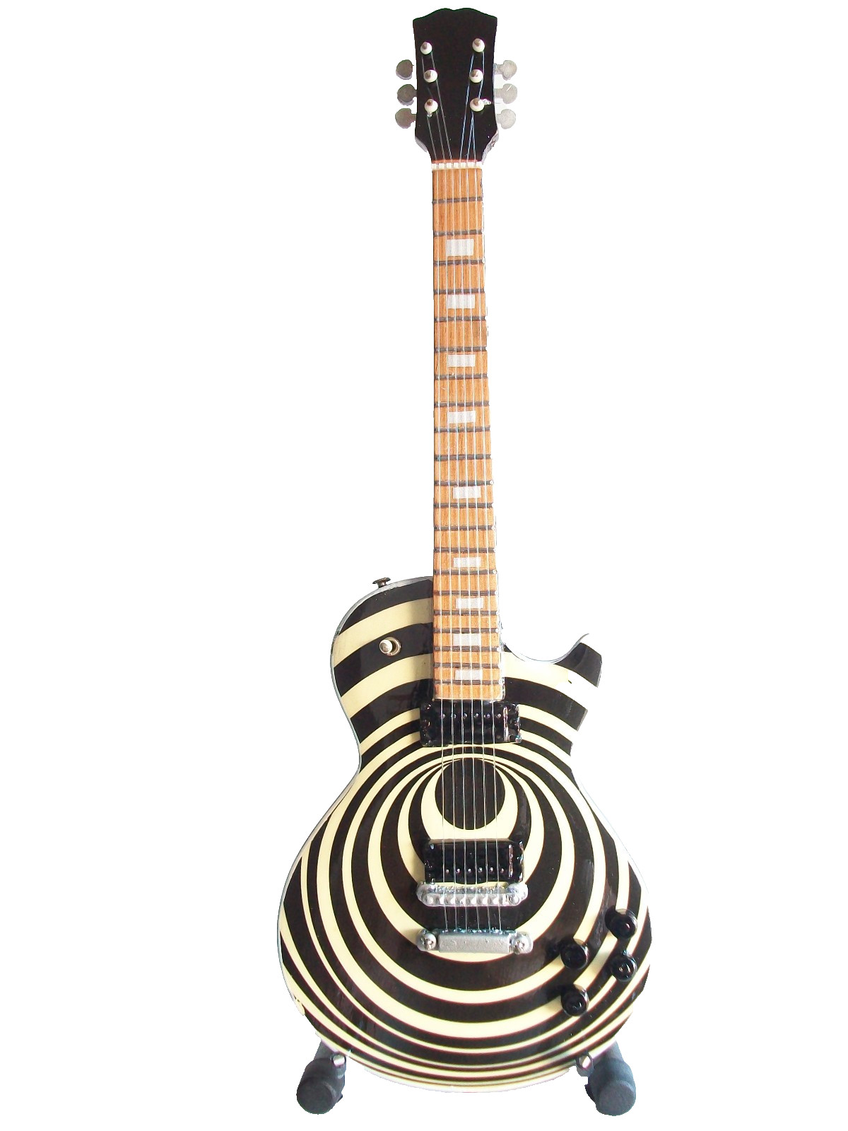 Guitare miniature Les Paul custom vertigo pour ambiance studio de musique et décoration maison