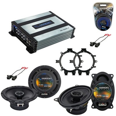Harmony Chevy CK 95-00 HA-R46 4x6'' 120W Speakers, HA-R5 5.25'' 225W & 800W Amp