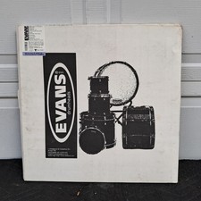 EVANS BD18RB EQ3 18" Bass Drum head, resonant, black w/5" hole, muffle ring, NEW