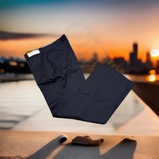 VTG NWT Sears Work N Leisure Blue Perma Prest Pants Men  s 34x30 Regular Fit