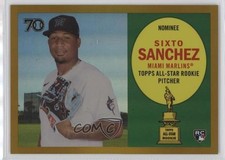 2021 Topps All-Star Rookie Cup Base Statue Gold Foil 15/50 Sixto Sanchez #32 0b3