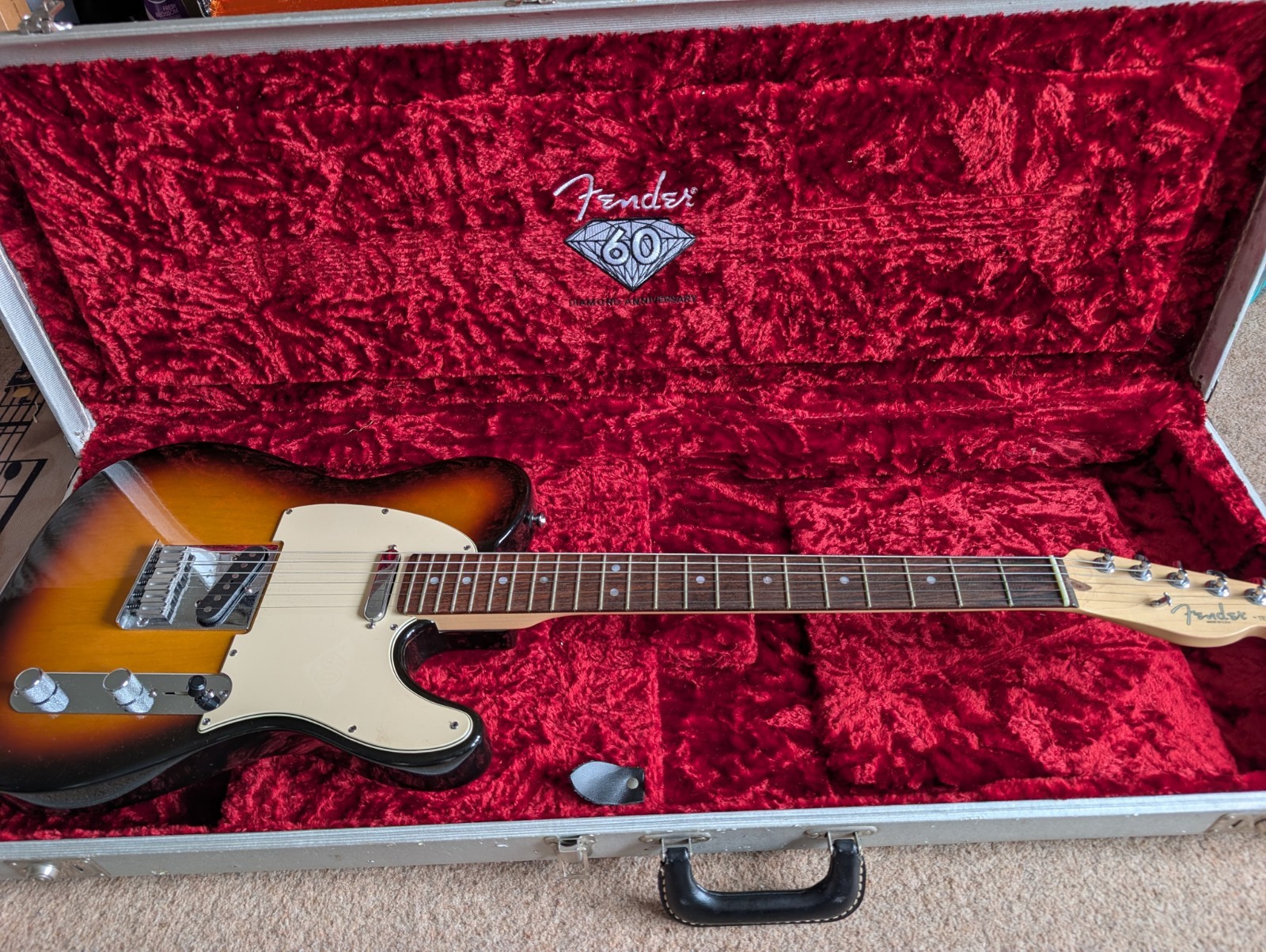 Fender 60th Anniversary Telecaster, Diamond Addition See Headstock
