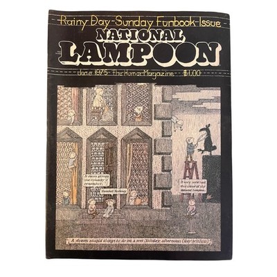 NATIONAL LAMPOON Magazine RARE alternate date cover June 1975 Rainy Sunday 