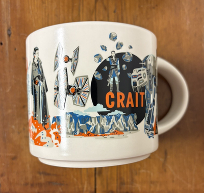 レア2026 Starbucks Star Wars Crait マグカップ Disney Starbucks Star Wars May the 4th Be With You Crait Ceramic