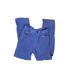 Vintage Velvet Velour High-Rise Pants Womens 11/12 Baby Blue Skinny Cottagecore