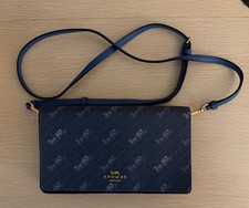 Coach navy blue crossbody