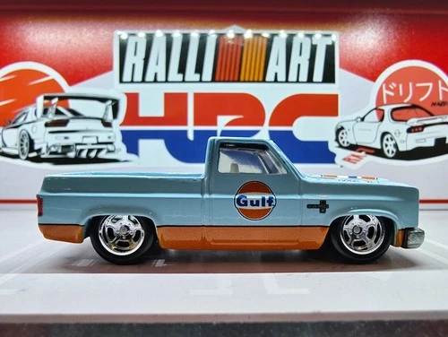 HOT WHEELS PROTOTYPE TEST RUN #36 Gulf Vintage Oil '83 Chevy Silverado - RR.P18