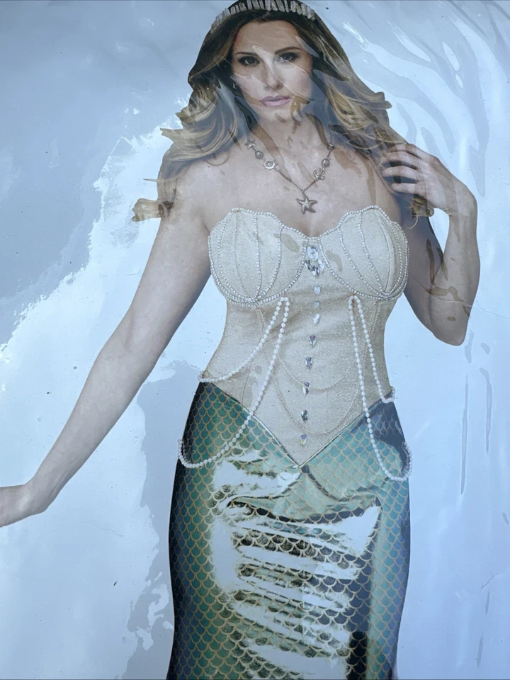 Fantasy By Fun World Mermaid Adult Women Costume Large 12-14 - Image 3 of 4