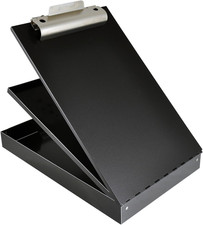 Metal Clipboard with Storage, Letter Size Heavy Duty Contractor Grade