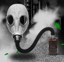 Soviet Russian Military Gas mask GP-5 Grey rubber Full set Chemical Protection
