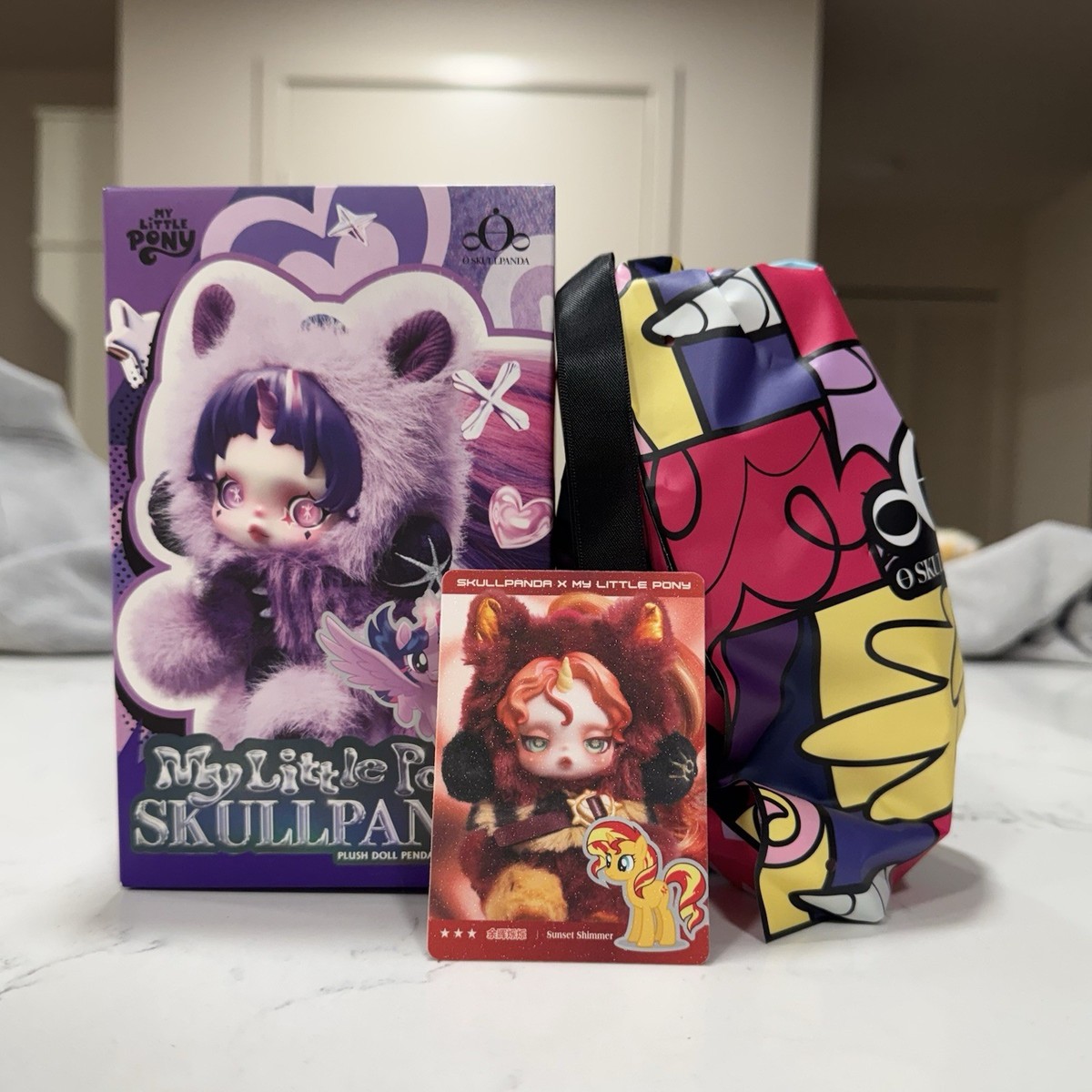 Pop Mart Skullpanda My Little Pony Series Plush Pendant: Secret