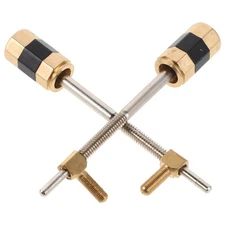  2 Pcs Instrument Accessories Metal Violin Bow Frog Accessory Parts