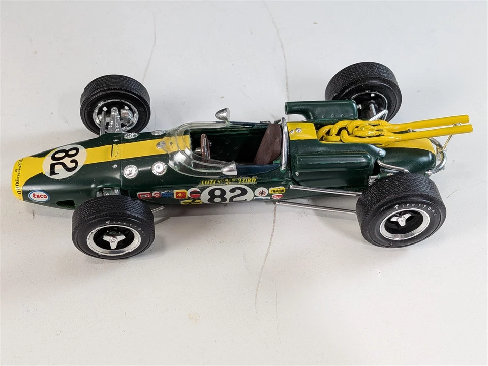 IMC 1965 '65 Lotus Powered by Ford Indy #82 Jim Clark Racing Car Built 1/25 - Image 2 of 4