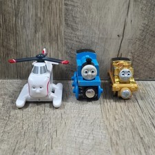 Thomas Friends Wooden Railway Gold Thomas Blue Thomas Harold the Helicopter