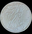 1986 American Eagle Walking Liberty 1 oz Fine Silver One Dollar Coin