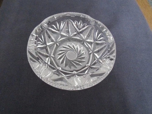 Crystal ashtray GDR, OSTALGIA, RETRO