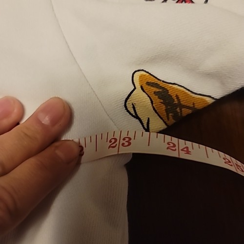 Sudadera De Colección Marca Japonesa Punyus Gyoza Blanca Estampado Completo Rara Anime - Imagen 4 de 7