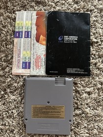 Dragon Warrior 4 IV Nintendo NES 1992 Cartridge, W/ Manual & Map Tested