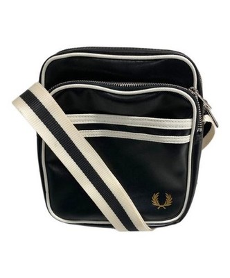 FRED PERRY Shoulder Bag Black Pre-Owned Japan